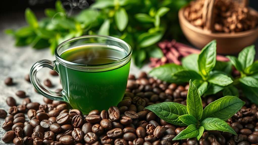 caffeine and green tea